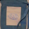 Embroidered Denim Shoulder Bag - Image 4